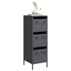 Highboard Anthrazit 39x35x103,5 cm Stahl - Bild 1 von 11