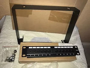 12 Ports Cat 6 UTP LAN Wandhalterung Mini Patch Panel mit kundenspezifischer Wandhalterung - Bild 1 von 4