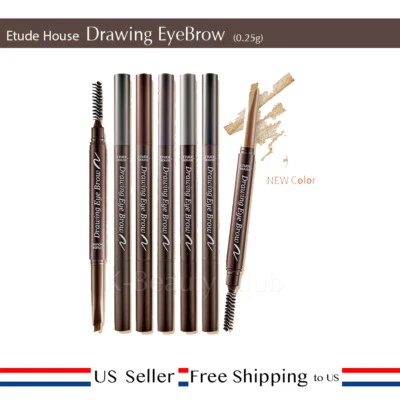 Lápiz marcador lápiz tatuaje cejas dibujo Etude House 0,25 g 7 colores [vendedor de EE. UU.] Foto 1 de 3