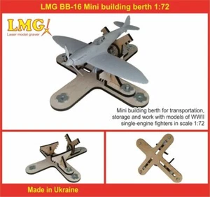 LMG BB-16 - 1/72 Mini building berth for plastic model kits, Laser Model Graving - Picture 1 of 6