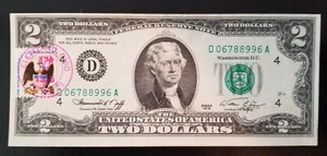 Billete de emisión de $2 1976 primer día en perfecto estado como nuevo - Imagen 1 de 2