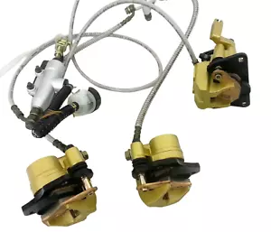 CBS12 COMPLETE BRAKE SYSTEM BASHAN BS250S-11B 250CC QUADS FRONT & REAR CALIPER - Picture 1 of 5