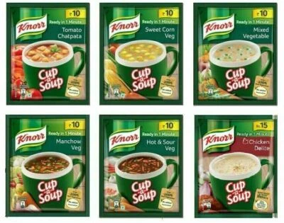 20 Pack KNORR Cup a Soup Instant Soup with Croutons & Vegetables Various Flavors Foto 1 de 2