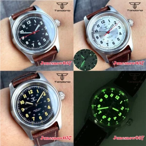 Tandorio 36MM Brushed Watch Case NH35A Mechanical Men's Watch Luminous 20ATM - Picture 1 of 37