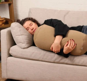 Remy Sleep 50 cm x 25 cm Sitzsack Stützkissen The Hugger braun - Bild 1 von 8