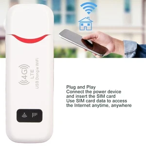 4G USB Mobile WiFi High Speed Multi Devices Support Portable WiFi Hotspot - Afbeelding 1 van 12