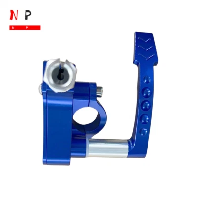 For 2004-2014 Honda TRX450ER TRX450R Sportrax 450 Billet Thumb Throttle Blue - Image 1 of 4