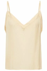 $175 - SANDRO Paris RAWYA Karite PICOT-TRIMMED CHIFFON CAMISOLE - 4 / (US XL) - Picture 1 of 5