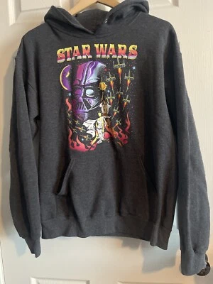 Star Wars Urban Outfitters Retro  Darth Vader Hoodie Sz S Sweatshirt Graphic - Image 1 of 4