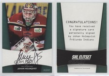 2010-11 Card Cabinet SHL Elitset SHL Signatures Johan Holmqvist Auto