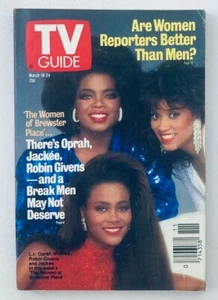TV Guide Magazine March 18 1989 Robin Givens, Oprah Providence Ed No Label - Picture 1 of 3