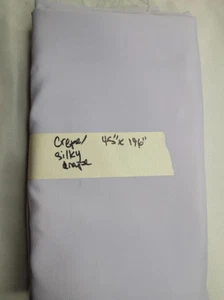lilac light purple crepe fashion fabric 45" x 4 yards - Picture 1 of 2