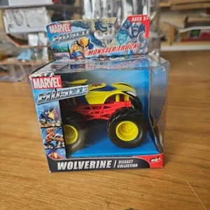 Marvel Monster Truck Wolverine 2007 4X4 1:64 Die-Cast Yellow Red MGA Uber Rare! - Picture 1 of 7