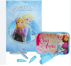 Disney FROZEN - Anna & Elsa Haarschmuck SET mit Tasche Rosa - Bild 1 von 1