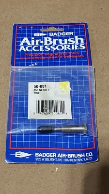 Badger - No. 50-081 - 350 Needle (Fine) - NOS - Airbrush Part - Image 1 of 2