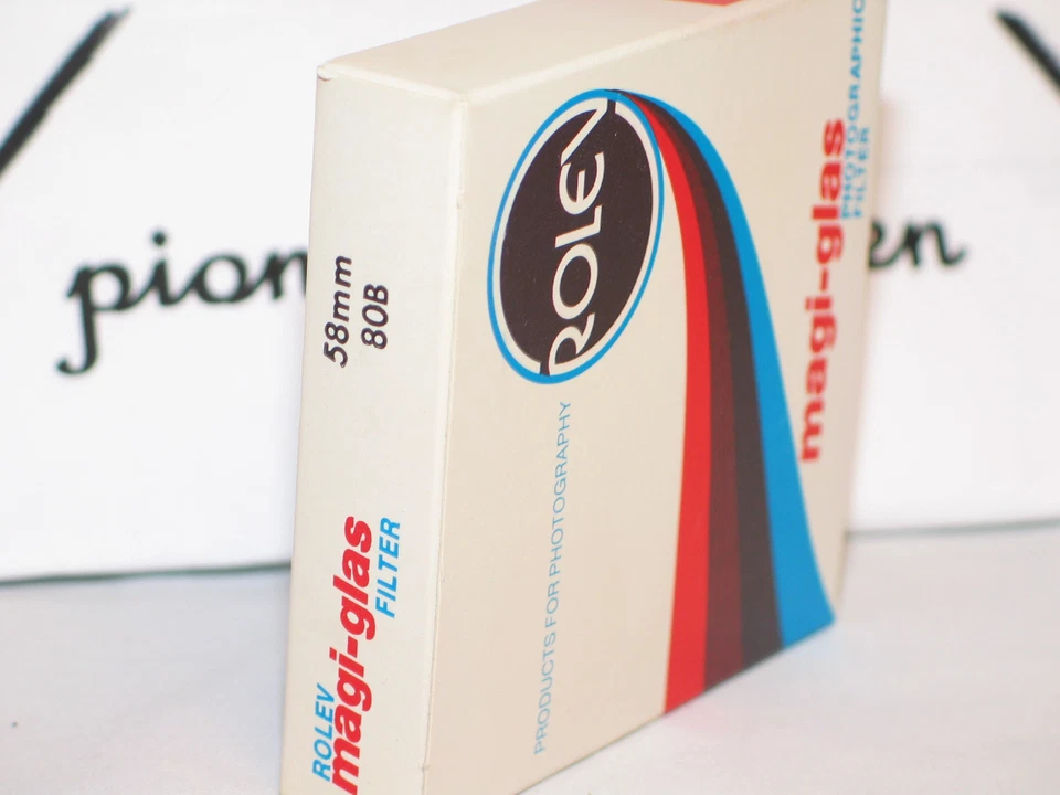 new ROLEV 58mm magi-glas 80B filter w/case  in a box - Image 1 of 1