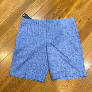 Adidas Ult 365 Flat Front Golf Shorts Mens Size 36 NWT Purple Print - Picture 1 of 8