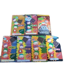 South Park Vhs Lot Season 1 -6 Plus South Park  Bigger Longer Uncut - Foto 1 di 8