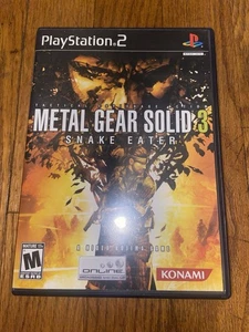 Metal Gear Solid 3: Snake Eater (Sony PlayStation 2, 2004) PS2 completo en caja original - Imagen 1 de 3