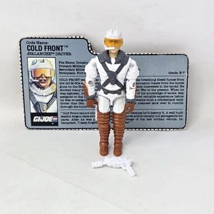 Cold Front V1 100% Complete File 1990 MINTY G.I. Joe Action Figure Loose Vintage - Foto 1 di 16