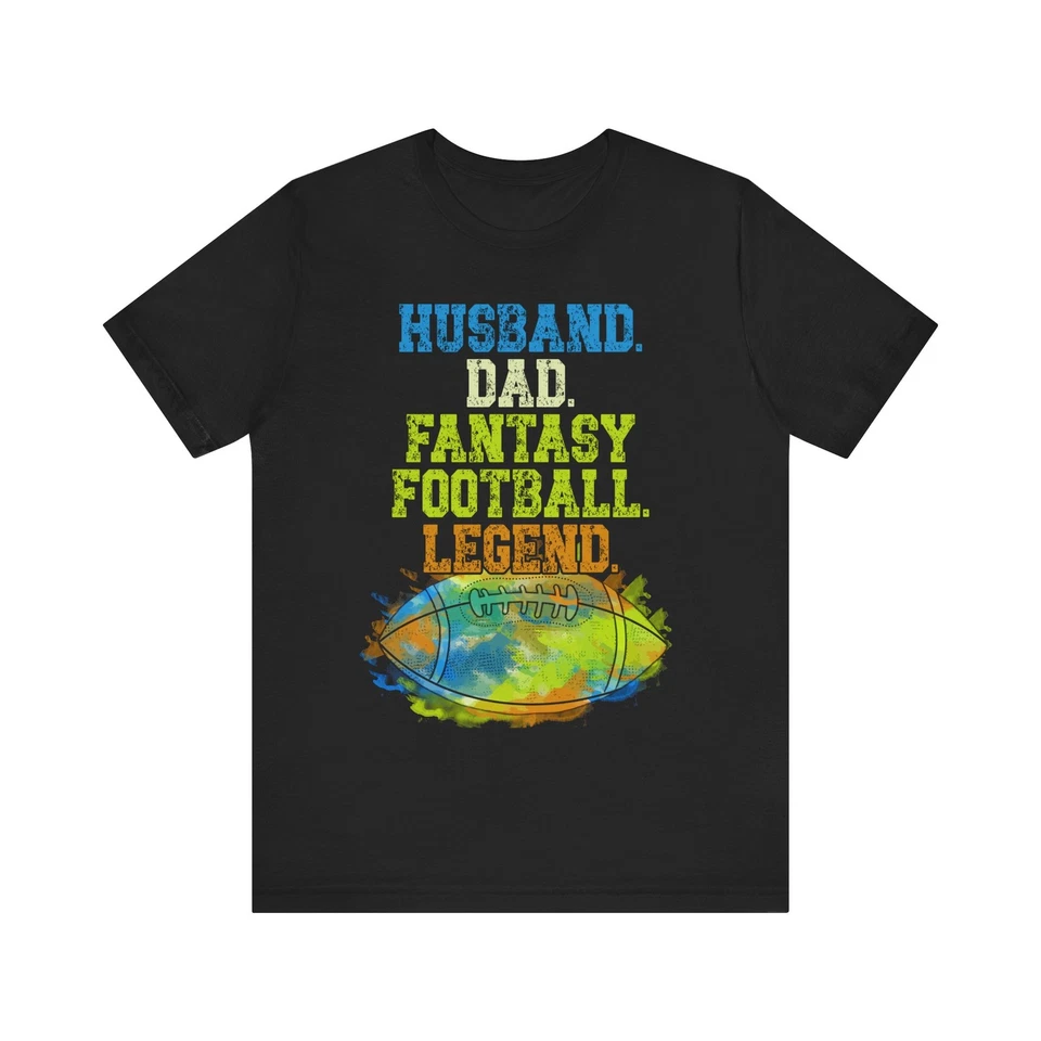 T-shirt leggenda fantacalcio, maglietta marito papà, maglietta unisex, sport - Immagine 1 di 1