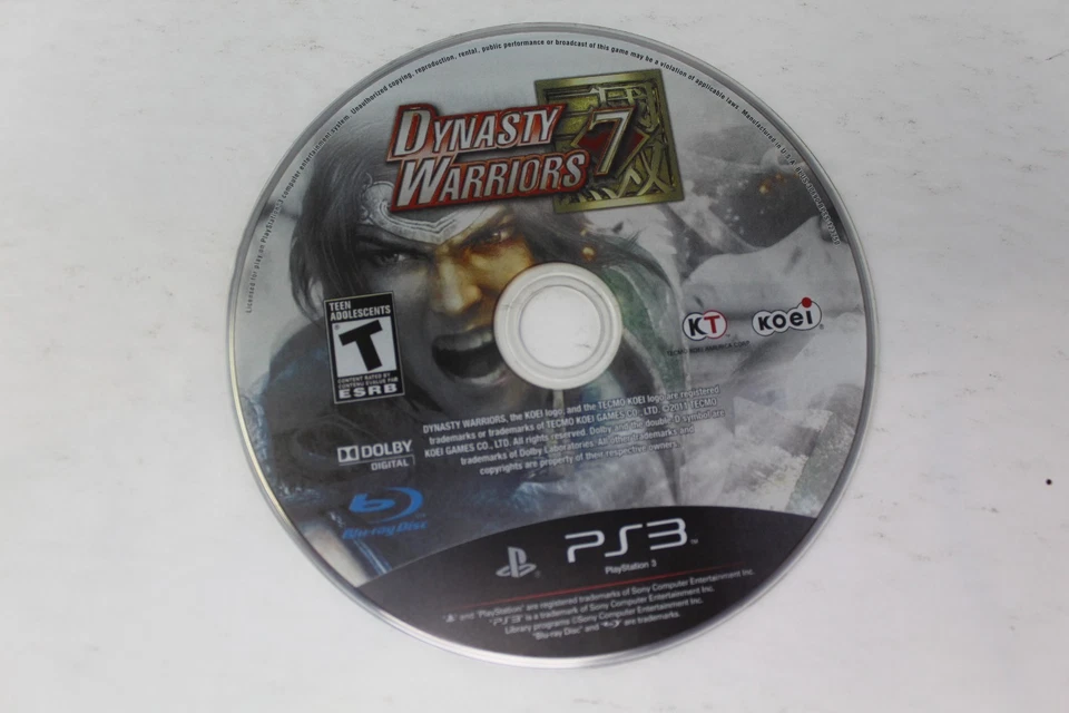 Dynasty Warriors 7 (Sony Playstation 3 PS3) DISC ONLY - Image 1 of 1