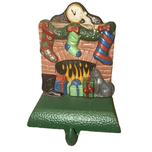 Medias de hierro fundido Midwest Cannon Falls soporte para percha de Navidad, chimenea gato - Imagen 1 de 4