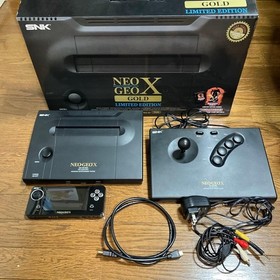 NEOGEO X GOLD LIMITED EDITION SNK Console System Handheld Tested Working Japan