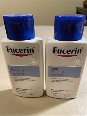 2 Eucerin creme calmante para a pele com mentol refrescante 6,8 oz - Imagem 1 de 2