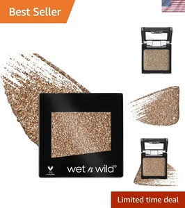 Brass Glitter Eyeshadow - Ultra-Pigmented, Fragrance-Free & Smooth Application - Picture 1 of 13