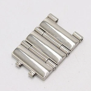 Omega 3 Glieder Constellation Herren Uhrenarmband Armband Teile Silber 19mm gebraucht - Bild 1 von 3