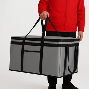 Insulated Catering Bag 22X14X13 Very Heat XXXL Insulated Food Delivery Bag Coole - Picture 1 of 12