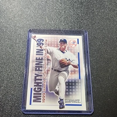 2000 Skybox Impact Mighty Fine In 99 David Cone 4 - Image 1 of 2