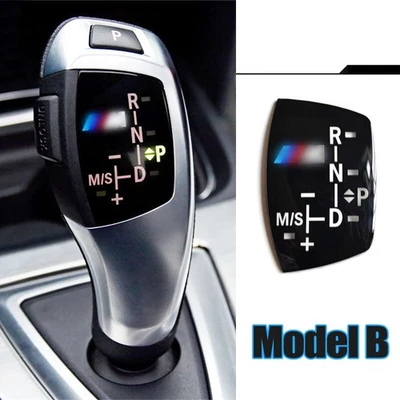 For BMW 3 5 Series X5 X6 F10 F30 F15 M Styling Gear Shift Knob Panel Trim Cover Foto 1 de 4