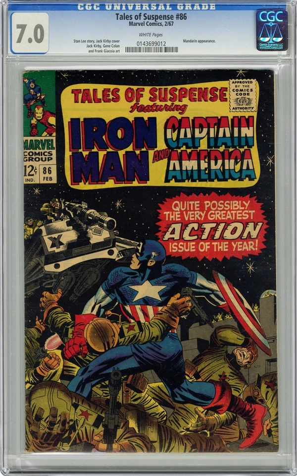 Tales of Suspense #86 (1967) CGC 7.0 - Aplicación mandarín Foto 1 de 1