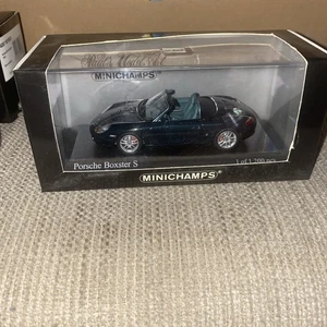 Nuevo Porsche Boxster S 2002 1:43 Minichamps verde metálico raro 400 062071 - Imagen 1 de 4