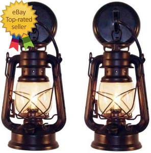 Rustic Wall Light Fixture Set Rustic Farmhouse Wall Sconces Wall Lights for Be - Picture 1 of 3