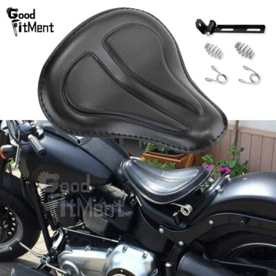 Motorcycle Solo Seat Classic Spring For Honda Shadow VLX 600 VTX1300C Spirit 750 - Image 1 of 4