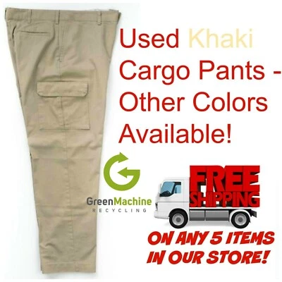 Pantalones de trabajo uniformes usados cargo cintas Redkap Unifirst G&K Dickies otros caqui Foto 1 de 4