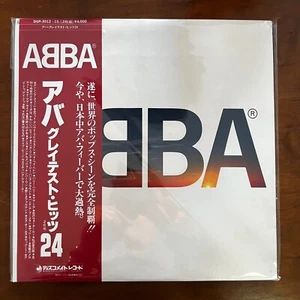 ABBA's GREATEST HITS 24 Japan Vinyl OBI Insert DSP-3012-13 VG+ - Picture 1 of 6