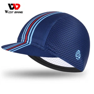 WEST BIKING Gorra de Ciclismo Sombrero para el Sol Deportes al Aire Libre Gorra Casco Gorra Azul Marino - Imagen 1 de 12
