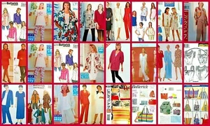 L@@K! OOP BUTTERICK SEWING PATTERNS-MISSES & WOMEN'S PLUS SIZES:14-26 - U PICK! - Picture 1 of 22