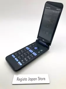 Kyocera GRATINA KYF37 Android Flip Phone Black 4G Unlocked Japan - Picture 1 of 12
