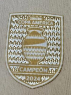 COPA AMERICA USA 2024 CAMPEON PATCH VELVET MATERIAL ARGENTINA CHAMPION BADGE #50