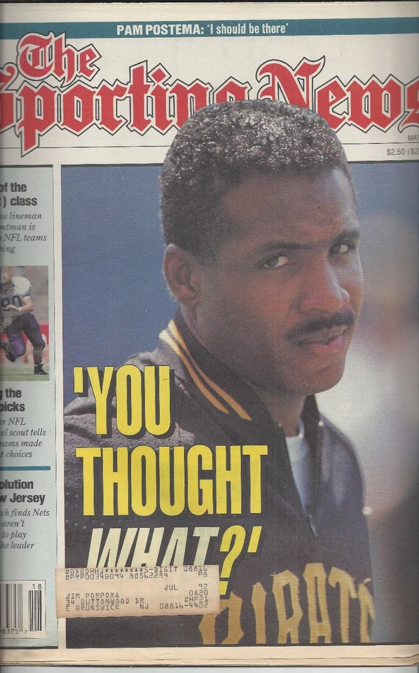 Vintage The Sporting News May 4, 1992 Barry Bond "You Thought What!" - Image 1 of 1
