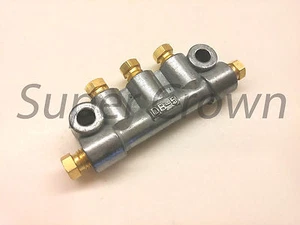 Aluminium Volumen Schmieröl Verteiler Stecker Sitz Montage 5-fach Bijur CNC DB - Bild 1 von 3
