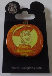 Disney DLR Mickey’s Halloween Party 2013 Pumpkin Boxed Set Woody ONLY Pin - Picture 1 of 2