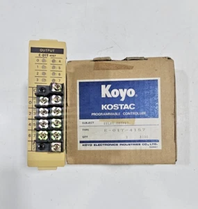 Koyo Electronics Kostac E-01T-4157 Relay Output Programmable Controller - Picture 1 of 8