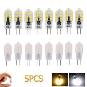 5X G4 Led Bulbs Clear/Milky White Shell Corn Bulb Silicone Lamp 220v Light - Picture 1 of 16