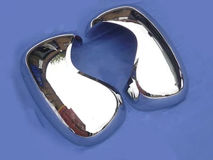 Chrome mirror covers for Renault Trafic Vauxhall Opel Vivaro Nissan Primastar - Picture 1 of 3